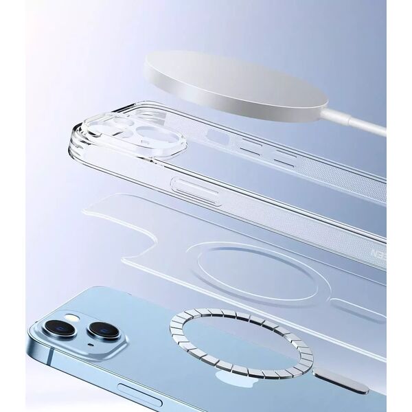 Ugreen Ugreen LP642 Classy Clear Magnetic Protective Case żelowe magnetyczne etui do iPhone 14 Plus przezroczysty (kompatybilne z MagSafe)(90935)
