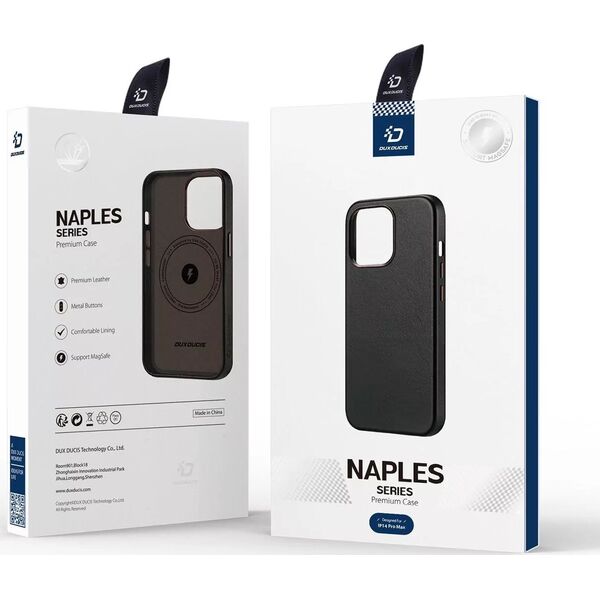 Dux Ducis Etui Dux Ducis Naples MagSafe Apple iPhone 14 Pro Max ciemnobrązowy