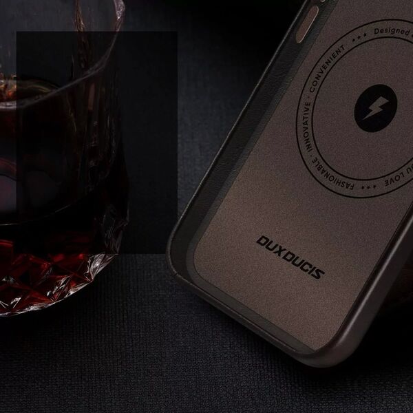 Dux Ducis Etui Dux Ducis Naples MagSafe Apple iPhone 14 Pro Max ciemnobrązowy