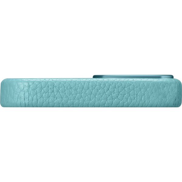 iCarer iCarer Litchi Premium Leather Case skórzane etui iPhone 14 Pro Max magnetyczne z MagSafe zielony (WMI14220712-GN)