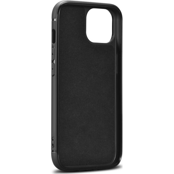 iCarer iCarer Leather Oil Wax etui pokryte naturalną skórą do iPhone 14 Plus (kompatybilne z MagSafe) brązowy (WMI14220719-BN)