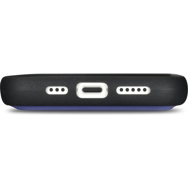 iCarer iCarer Wallet Case 2in1 etui iPhone 14 Pro skórzany pokrowiec z klapką Anti-RFID jasnofioletowy (WMI14220726-LP)