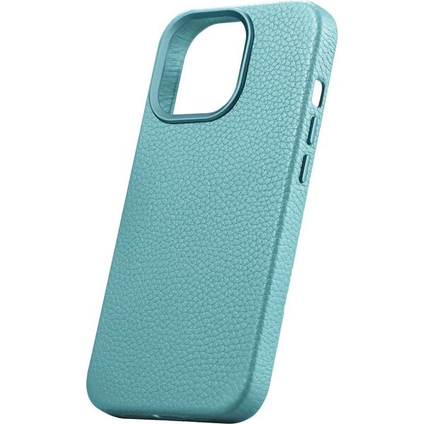 iCarer iCarer Litchi Premium Leather Case skórzane etui iPhone 14 Pro magnetyczne z MagSafe zielony (WMI14220710-GN)