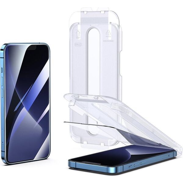 Joyroom Joyroom Easy Fit szkło hartowane Full Screen ze stelażem montażowym do iPhone 14 Plus (6,7") (JR-DH11)