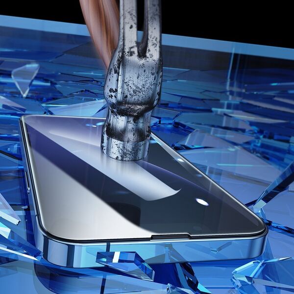 Joyroom Joyroom Easy Fit szkło hartowane Full Screen ze stelażem montażowym do iPhone 14 Plus (6,7") (JR-DH11)