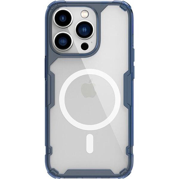 Nillkin Etui magnetyczne Nillkin Nature TPU Pro do Apple iPhone 14 Pro (niebieskie)