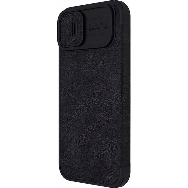 Nillkin Etui skórzane Nillkin Qin Pro Leather Case do iPhone 14 Plus (czarne)