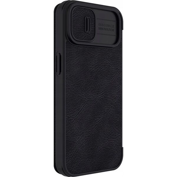 Nillkin Etui skórzane Nillkin Qin Pro Leather Case do iPhone 14 Plus (czarne)