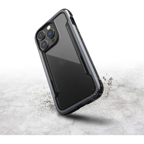 X-doria X-Doria Raptic Shield - Etui aluminiowe iPhone 14 Pro (Drop-Tested 3m) (Black)