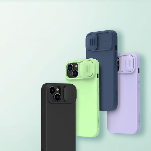 Nillkin Etui Nillkin CamShield Silky Silicone MagSafe Apple iPhone 14 Plus czarny
