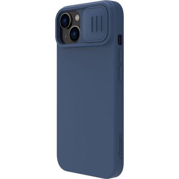 Nillkin Etui Nillkin CamShield Silky Silicone MagSafe Apple iPhone 14 Plus niebieski