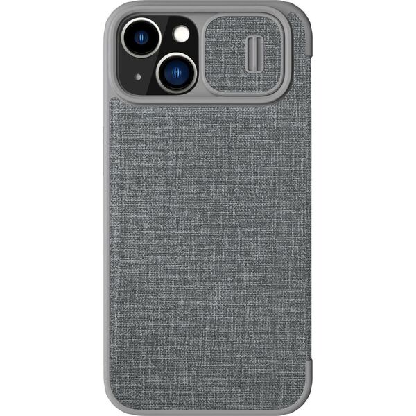 Nillkin Etui Nillkin Qin Cloth Pro Apple iPhone 14 Plus szary