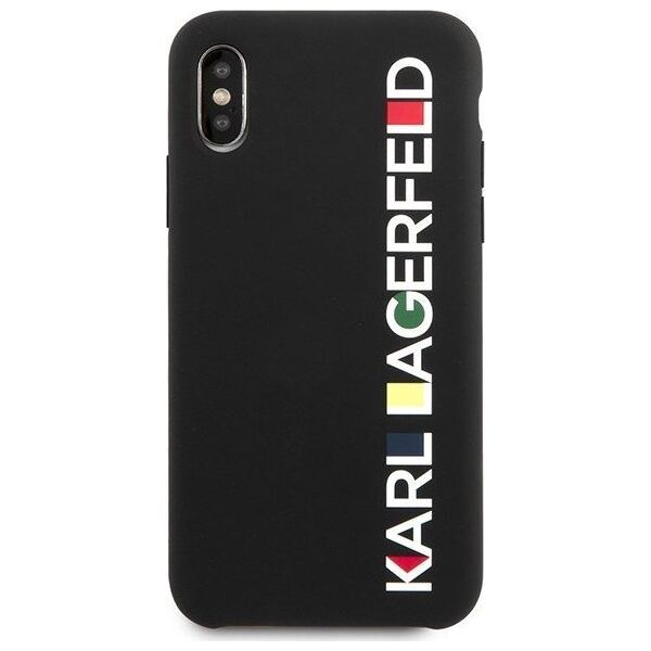 Karl Lagerfeld Etui Karl Lagerfeld KLHCPXBHWHBK Apple iPhone XS/X hardcase czarny/black Glossy Bauhaus