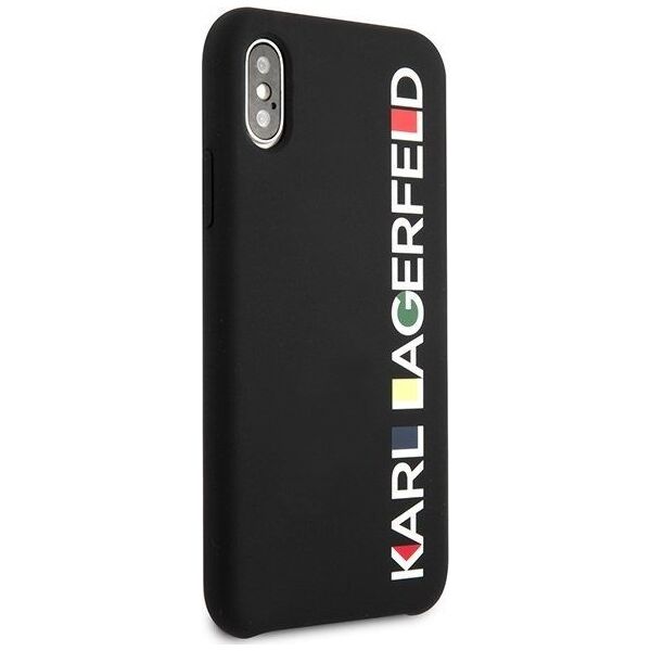 Karl Lagerfeld Etui Karl Lagerfeld KLHCPXBHWHBK Apple iPhone XS/X hardcase czarny/black Glossy Bauhaus