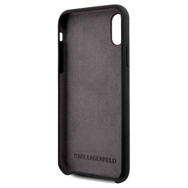 Karl Lagerfeld Etui Karl Lagerfeld KLHCPXBHWHBK Apple iPhone XS/X hardcase czarny/black Glossy Bauhaus