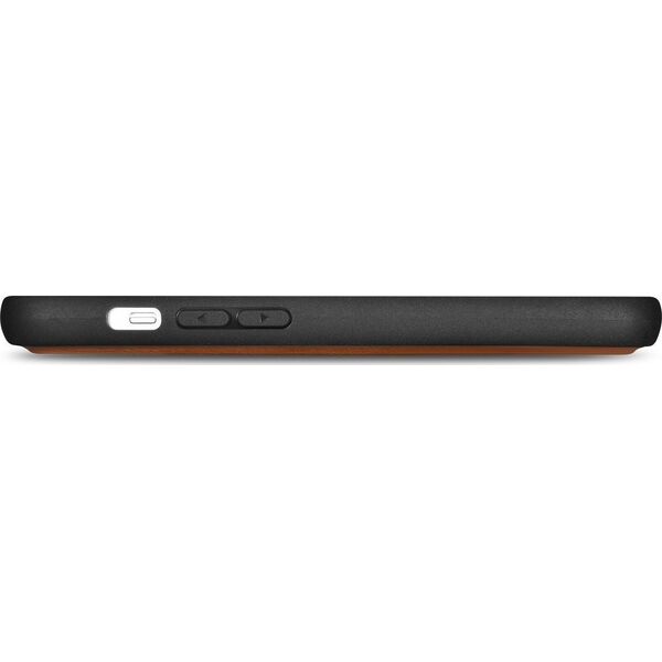 iCarer iCarer Wallet Case 2in1 etui iPhone 14 Pro skórzany pokrowiec z klapką Anti-RFID brązowy (WMI14220726-BN)