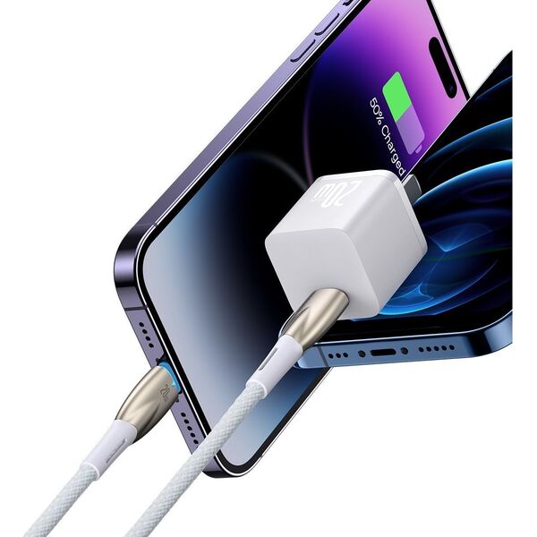 Kabel USB Baseus USB-C - Lightning 1 m Czarny (CADH000002)