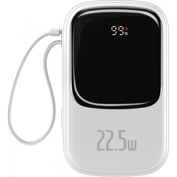 Powerbank Baseus Qpow Digital Display USB-C 20000mAh Biały