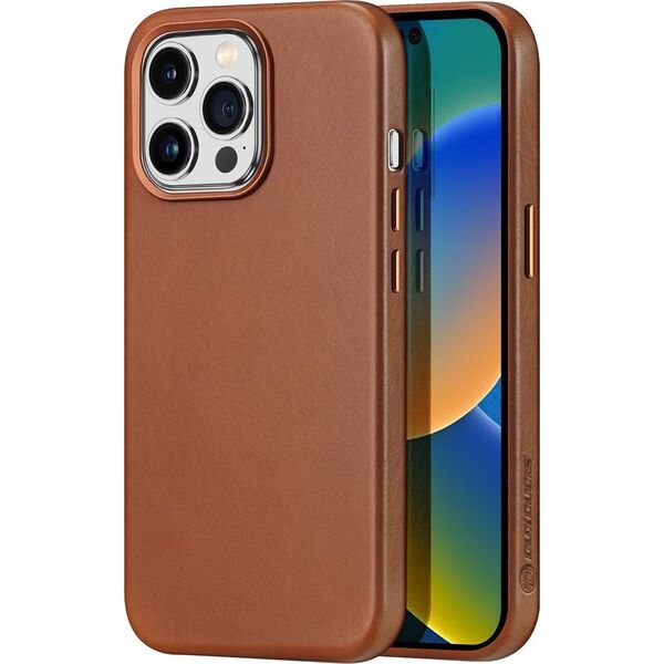 DUXDUCIS Etui DuxDucis Naples MagSafe Apple iPhone 14 Pro Max brązowe
