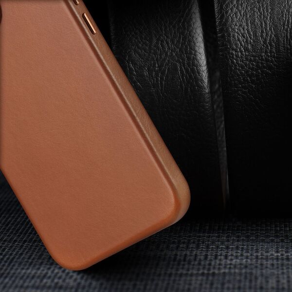 DUXDUCIS Etui DuxDucis Naples MagSafe Apple iPhone 14 brązowe