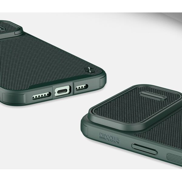 Nillkin Etui Nillkin Textured S Apple iPhone 14 Pro Max ciemnozielone