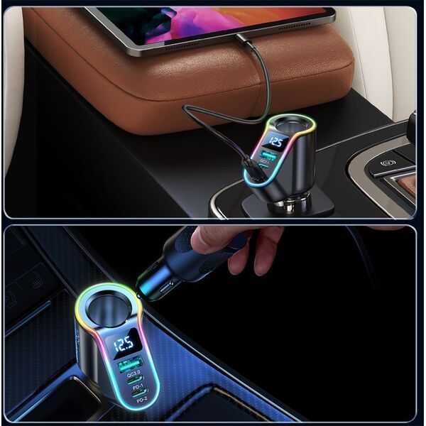 Ładowarka Joyroom JR-CL21 1x USB-A 2x USB-C 3 A  (JYR590)
