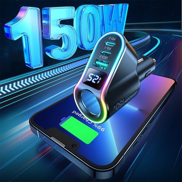 Ładowarka Joyroom JR-CL21 1x USB-A 2x USB-C 3 A  (JYR590)