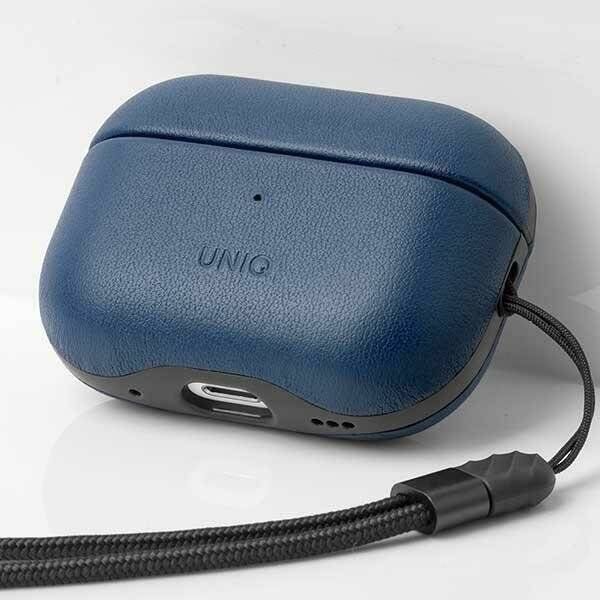 Uniq Etui UNIQ Terra Apple AirPods Pro 2 Genuine Leather niebieski/space blue