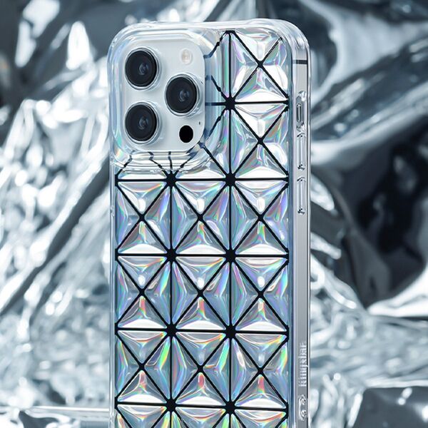 Kingxbar Kingxbar Miya Series etui iPhone 14 Pro pokrowiec obudowa na tył plecki tęczowe