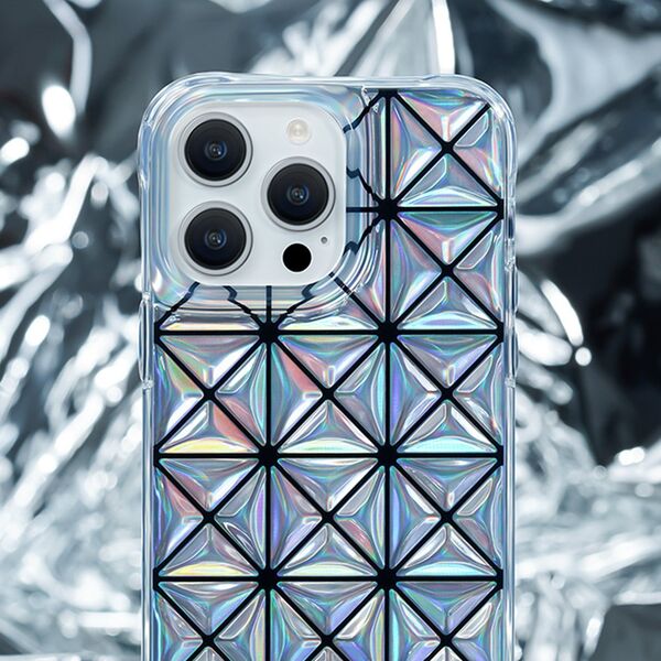 Kingxbar Kingxbar Miya Series etui iPhone 14 Pro pokrowiec obudowa na tył plecki tęczowe