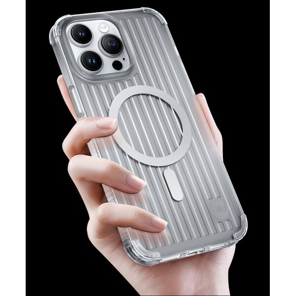 Kingxbar Kingxbar PQY Go Out Series magnetyczne etui iPhone 14 Pro MagSafe czarne
