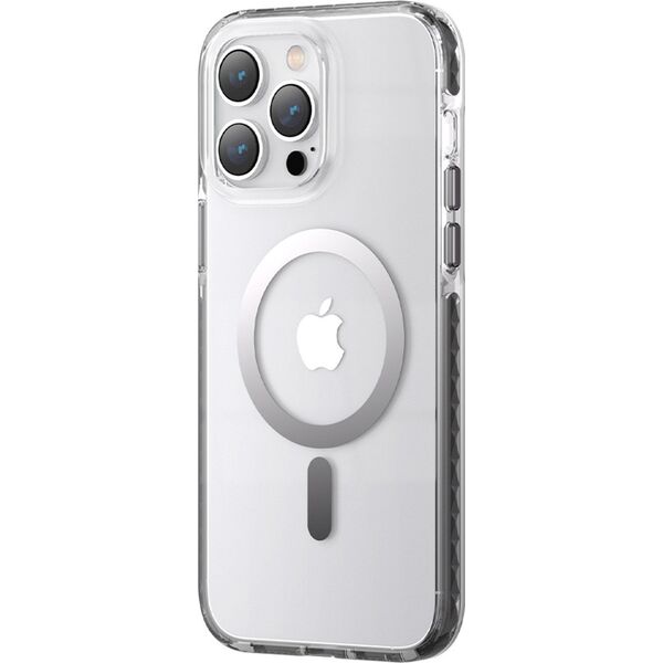 Kingxbar Kingxbar PQY Ice Crystal Series magnetyczne etui iPhone 14 Plus MagSafe szare