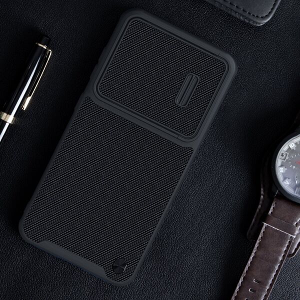 Nillkin Nillkin Textured S Case etui Samsung Galaxy S23 pancerny pokrowiec z osłoną na aparat czarne