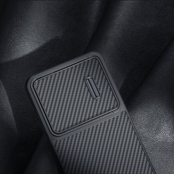 Nillkin Nillkin Synthetic Fiber S Case etui Samsung Galaxy S23 pokrowiec osłona na aparat czarne