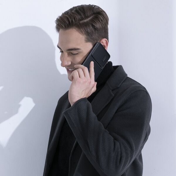 Nillkin Nillkin Synthetic Fiber S Case etui Samsung Galaxy S23 pokrowiec osłona na aparat czarne