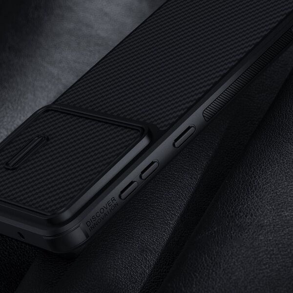 Nillkin Nillkin Synthetic Fiber S Case etui Samsung Galaxy S23+ pokrowiec osłona na aparat czarne