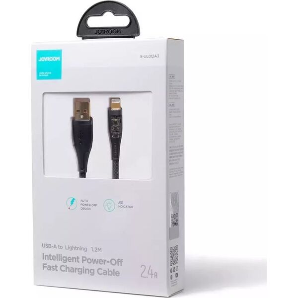 Kabel USB Joyroom USB-A - Lightning 1.2 m Czarny (JYR570)