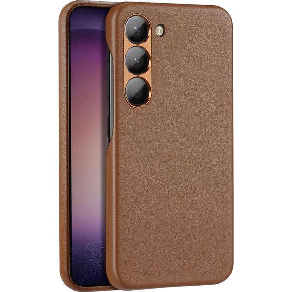 Dux Ducis Dux Ducis Grit etui Samsung Galaxy S23+ elegancki pokrowiec ze sztucznej skóry MagSafe brązowe