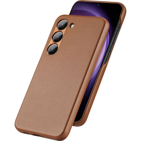 Dux Ducis Dux Ducis Grit etui Samsung Galaxy S23+ elegancki pokrowiec ze sztucznej skóry MagSafe brązowe