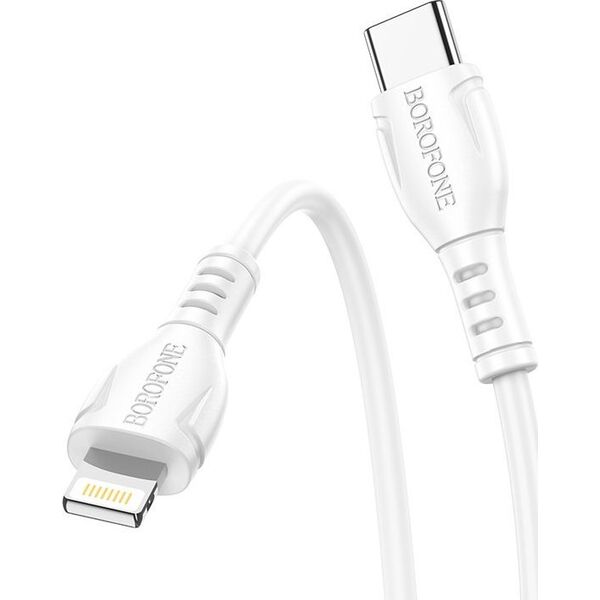 Kabel USB USB-C - Lightning 1 m Biały (KABAV1161)