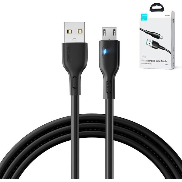 Kabel USB Joyroom USB-A - microUSB 2 m Czarny (JYR724)