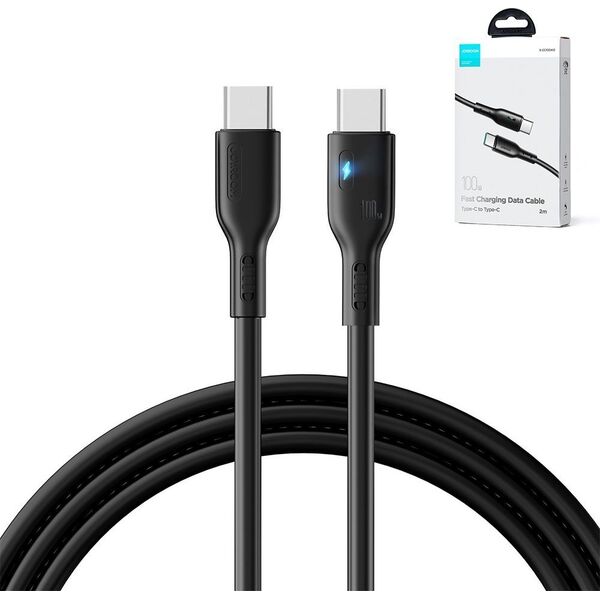 Kabel USB Joyroom USB-C - USB-C 2 m Czarny (JYR720)