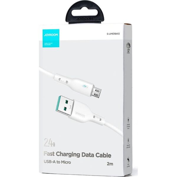 Kabel USB Joyroom USB-A - microUSB 2 m Biały (JYR725)