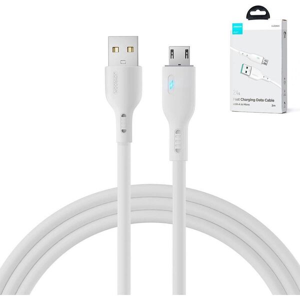 Kabel USB Joyroom USB-A - microUSB 2 m Biały (JYR725)