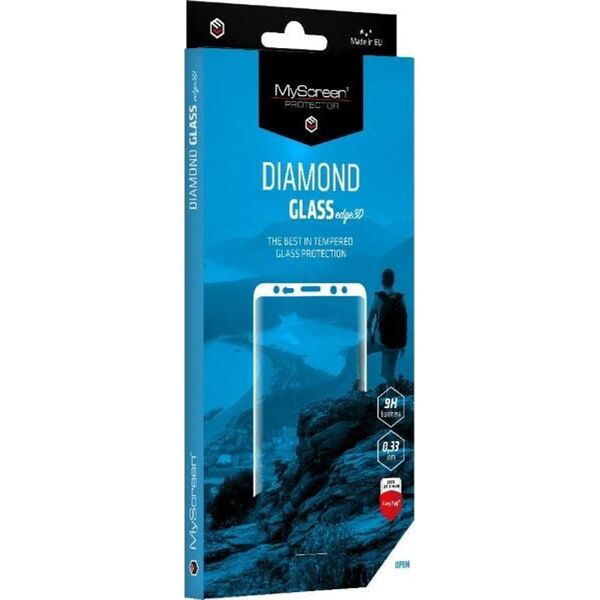 MyScreen Protector Szkło hartowane MyScreen Diamond Glass Edge 3D Samsung Galaxy S23 Ultra czarny/black