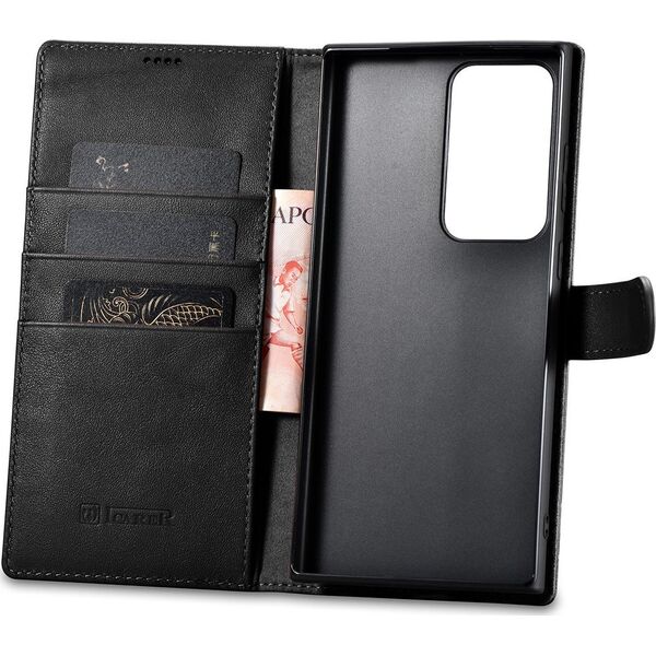 iCarer Etui iCarer Wallet Case Samsung Galaxy S23 Ultra czarne
