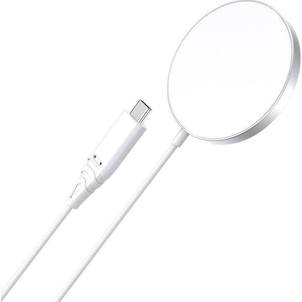 Ładowarka Choetech Magnetyczna ładowarka indukcyjna Choetech T518 15W (biała)