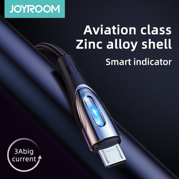 Kabel USB Joyroom USB-A - microUSB 2 m Czarny (S-M411 2m Black)