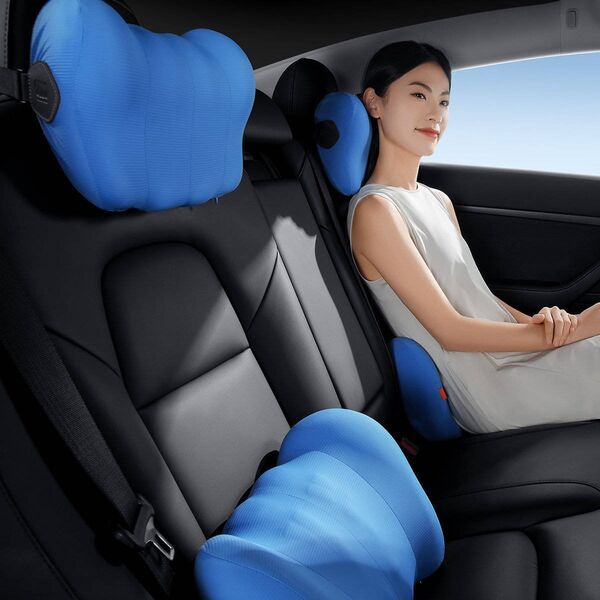 Baseus poduszka samochodowa pod lędźwie Baseus ComfortRide Series Car(Niebieski)