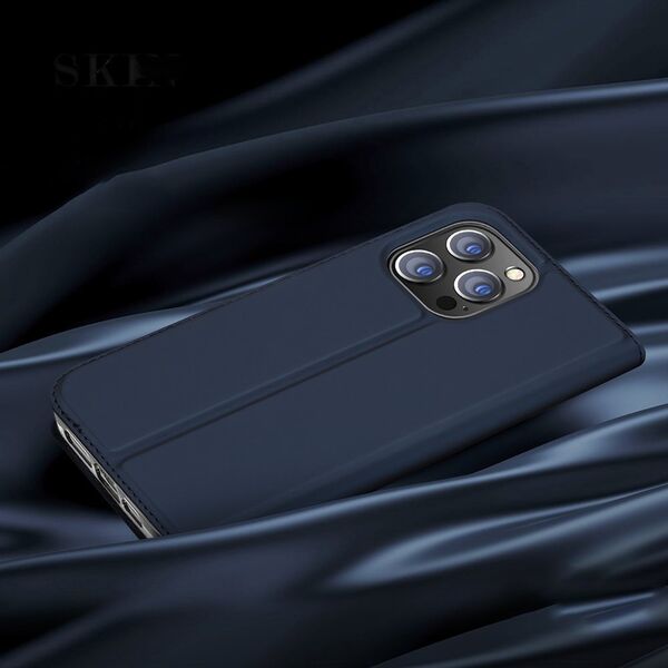Dux Ducis Etui do iPhone 15 Pro Max pokrowiec z klapką i portfelem Dux Ducis Skin Pro - różowe